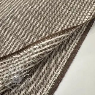 Tessuto decorativo DOBBY Colored stripe coffee