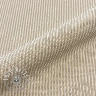 Tessuto decorativo DOBBY Colored stripe sand