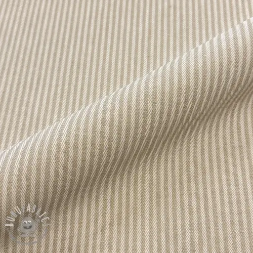 Tessuto decorativo DOBBY Colored stripe sand