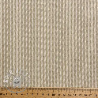 Tessuto decorativo DOBBY Colored stripe sand
