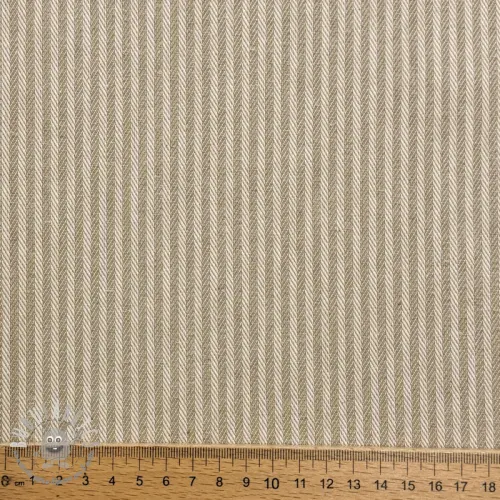 Tessuto decorativo DOBBY Colored stripe sand