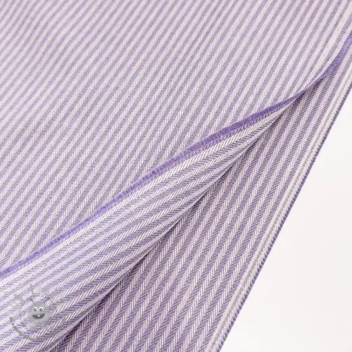 Tessuto decorativo DOBBY Colored stripe lavender