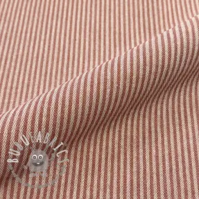 Tessuto decorativo DOBBY Colored stripe dark orange