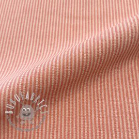 Tessuto decorativo DOBBY Colored stripe coral