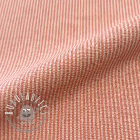 Tessuto decorativo DOBBY Colored stripe coral