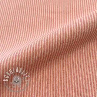 Tessuto decorativo DOBBY Colored stripe coral