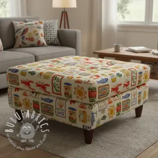 Tessuto decorativo Mediterranean Vibe digital print
