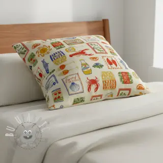Tessuto decorativo Mediterranean Vibe digital print