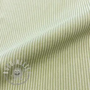 Tessuto decorativo DOBBY Colored stripe light green