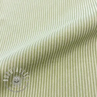 Tessuto decorativo DOBBY Colored stripe light green