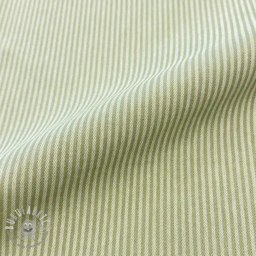 Tessuto decorativo DOBBY Colored stripe light green