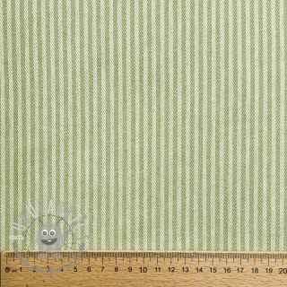 Tessuto decorativo DOBBY Colored stripe light green