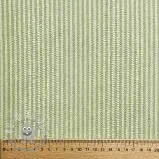 Tessuto decorativo DOBBY Colored stripe light green