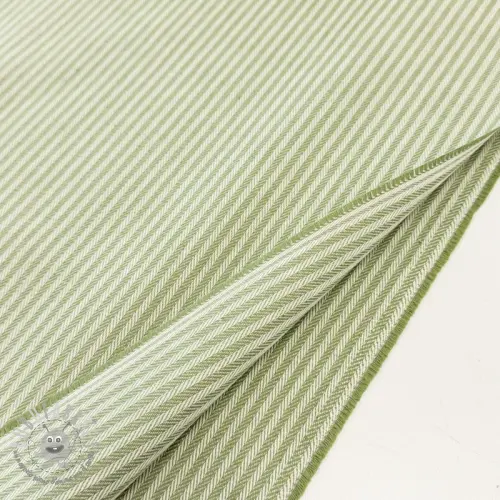 Tessuto decorativo DOBBY Colored stripe light green