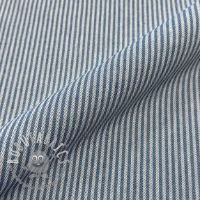 Tessuto decorativo DOBBY Colored stripe blue