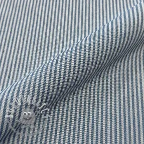 Tessuto decorativo DOBBY Colored stripe blue