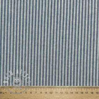 Tessuto decorativo DOBBY Colored stripe blue
