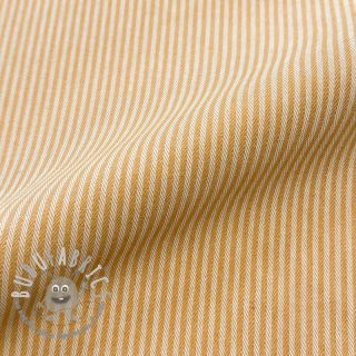 Tessuto decorativo DOBBY Colored stripe ochre