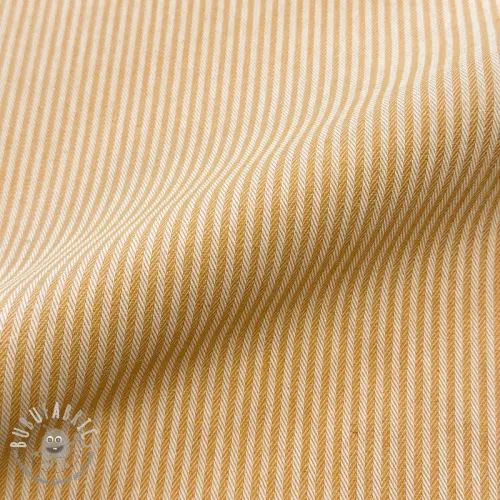 Tessuto decorativo DOBBY Colored stripe ochre