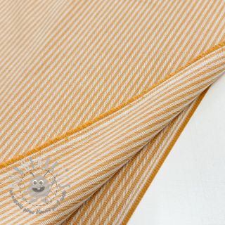 Tessuto decorativo DOBBY Colored stripe ochre