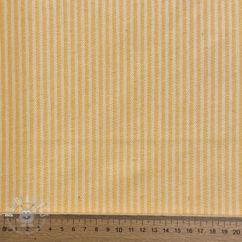 Tessuto decorativo DOBBY Colored stripe warm yellow