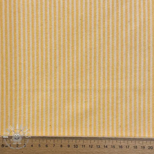 Tessuto decorativo DOBBY Colored stripe warm yellow