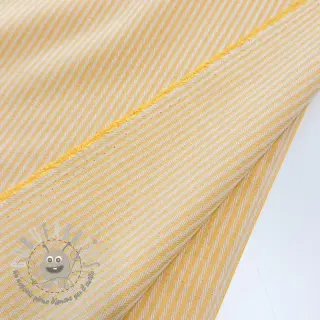 Tessuto decorativo DOBBY Colored stripe warm yellow