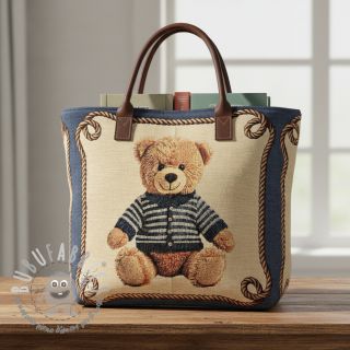 Tessuto decorativo GOBELIN PREMIUM Teddy Bear Nautic PANEL
