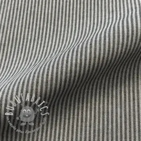 Tessuto decorativo DOBBY Colored stripe graphite