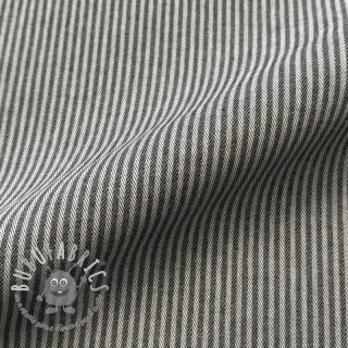 Tessuto decorativo DOBBY Colored stripe graphite