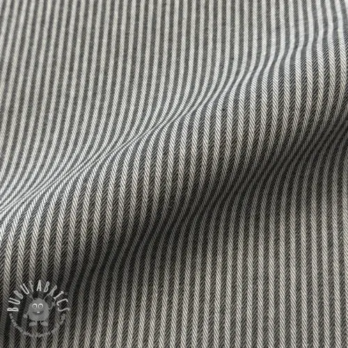 Tessuto decorativo DOBBY Colored stripe graphite