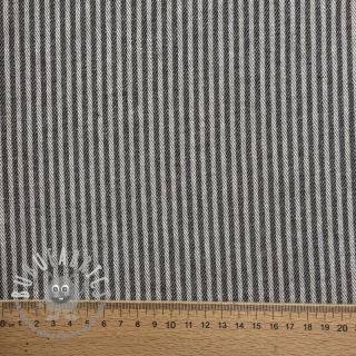 Tessuto decorativo DOBBY Colored stripe graphite
