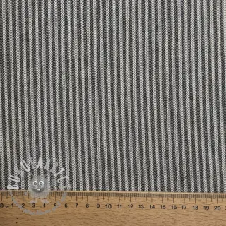 Tessuto decorativo DOBBY Colored stripe graphite