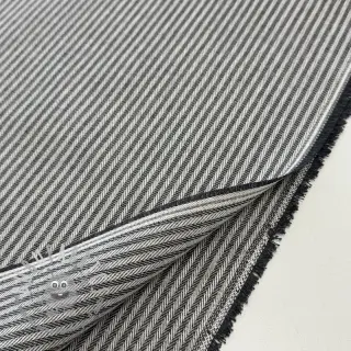 Tessuto decorativo DOBBY Colored stripe graphite