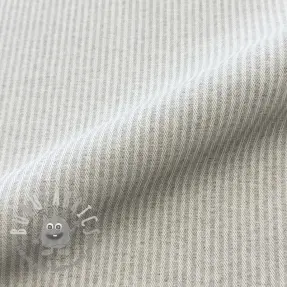 Tessuto decorativo DOBBY Colored stripe light grey