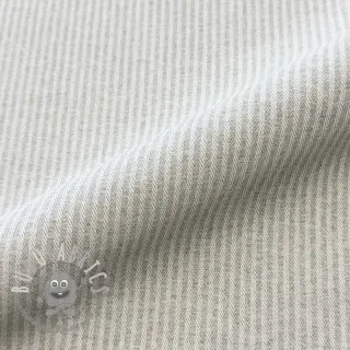 Tessuto decorativo DOBBY Colored stripe light grey