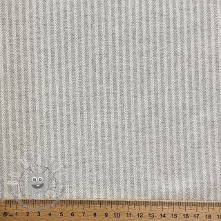 Tessuto decorativo DOBBY Colored stripe light grey