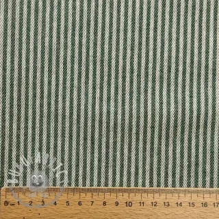 Tessuto decorativo DOBBY Colored stripe bottle green