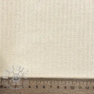 Tessuto decorativo DOBBY Colored stripe naturel