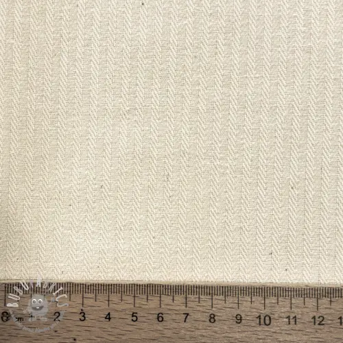Tessuto decorativo DOBBY Colored stripe naturel