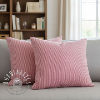 Tessuto decorativo DOBBY Colored stripe fuchsia