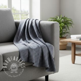 Tessuto di cotone YARN DYED Check Anabel teal