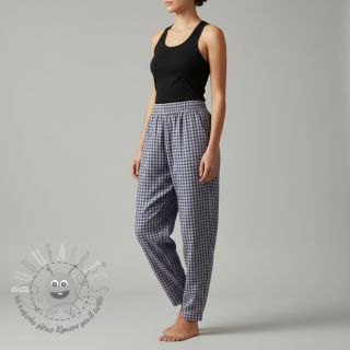 Tessuto di cotone YARN DYED Check Anabel teal