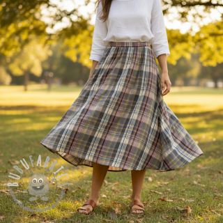 Tessuto di cotone YARN DYED Check Nina multi