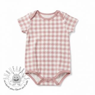 Tessuto di cotone FLANNEL BIG Check light pink