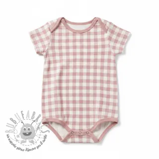 Tessuto di cotone FLANNEL BIG Check light pink