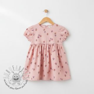 Tessuto di cotone FLANNEL Flowers light pink