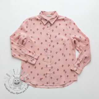 Tessuto di cotone FLANNEL Flowers light pink