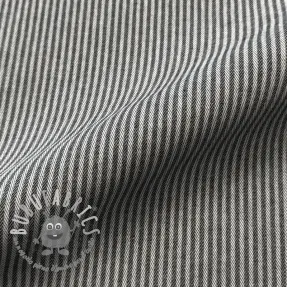 Tessuto decorativo DOBBY Colored stripe black