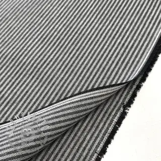 Tessuto decorativo DOBBY Colored stripe black
